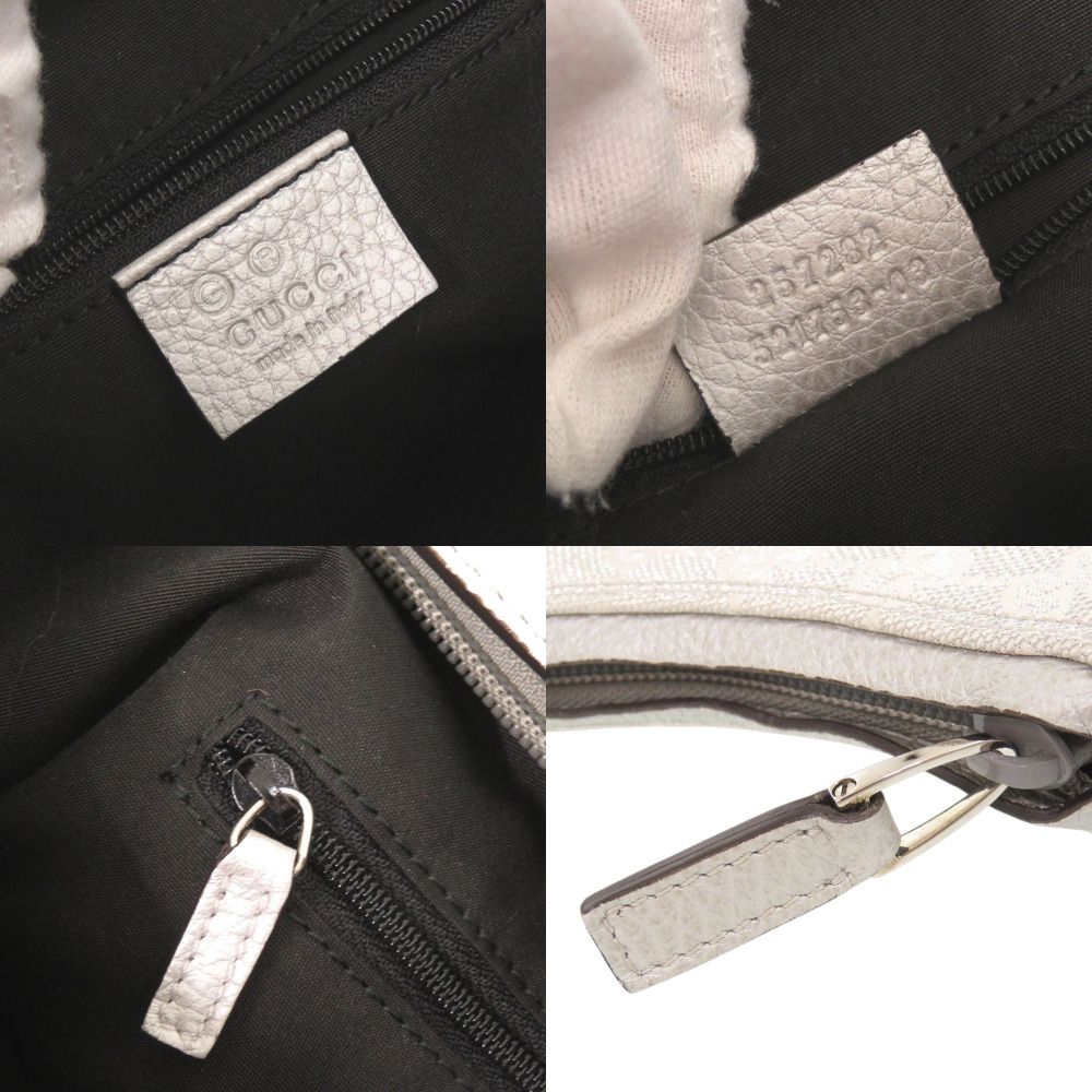 Gucci GG Canvas Leather Silver Shoulder — view 9