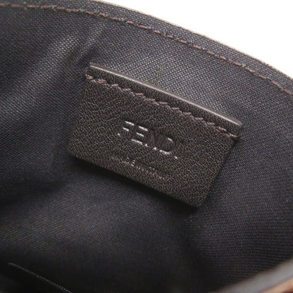 Fendi Baguette Leather Champagne Pink Card Case Coin — view 7