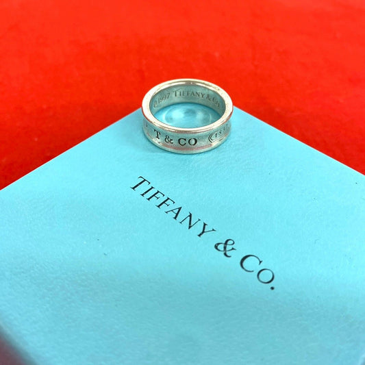 Tiffany & Co Narrow Ring 925 Sterling Silver