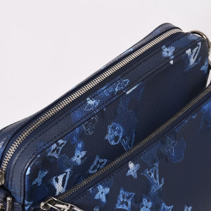 Louis Vuitton Monogram Water Color Trio Messenger Shoulder Bag Blue — view 5