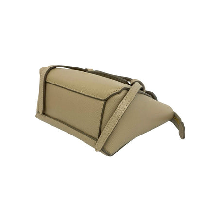 Celine Belt Bag Pico Leather 2-Way Mini Pochette Beige — view 8