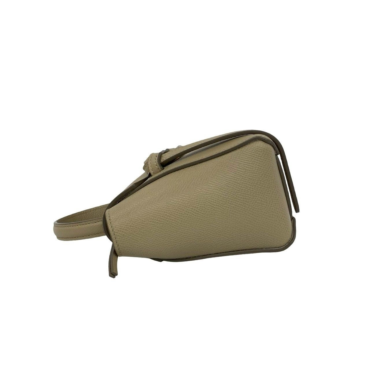 Celine Belt Bag Pico Leather 2-Way Mini Pochette Beige — view 5