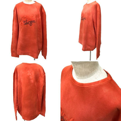 Loewe Paula's Ibiza Collection Logo Embroidery Sweatshirt M Orange Cotton New — view 2