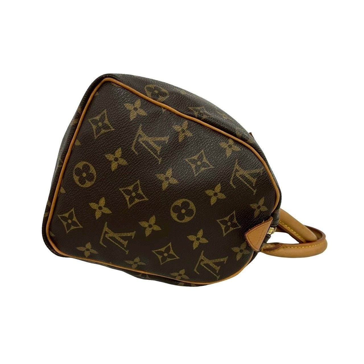 Louis Vuitton Speedy 25 Monogram Leather Mini Boston Bag Brown — view 6