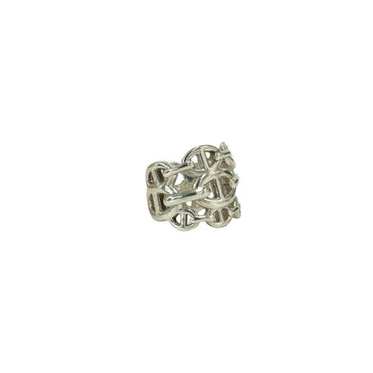 Hermes Chaine D'ancre Ring GM 925 Sterling Silver — view 5