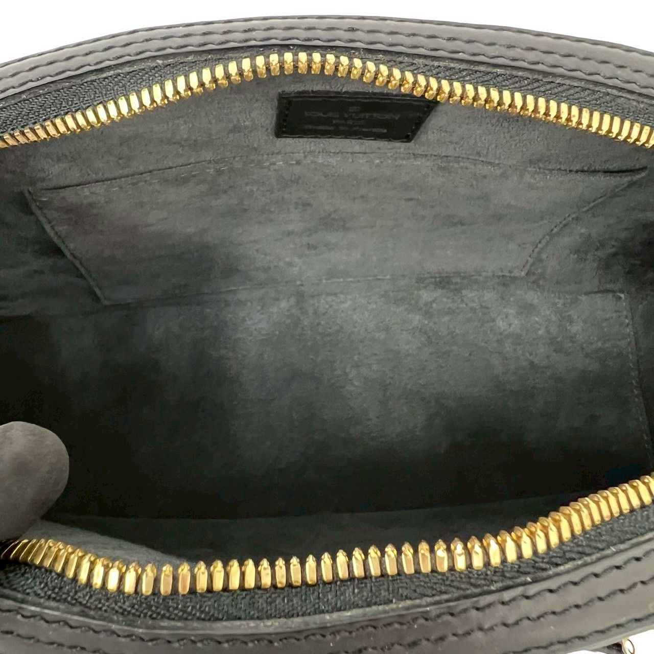 Louis Vuitton Vintage Jasmine Epi Leather Boston Bag Noir — view 9
