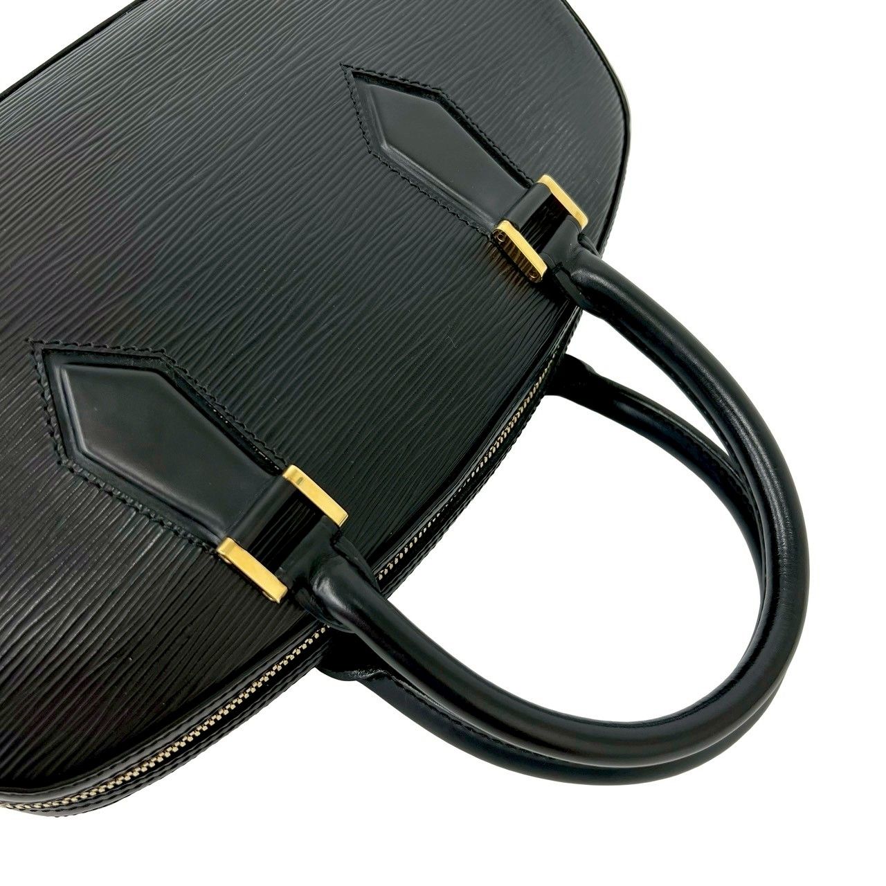 Louis Vuitton Vintage Jasmine Epi Leather Boston Bag Noir — view 4
