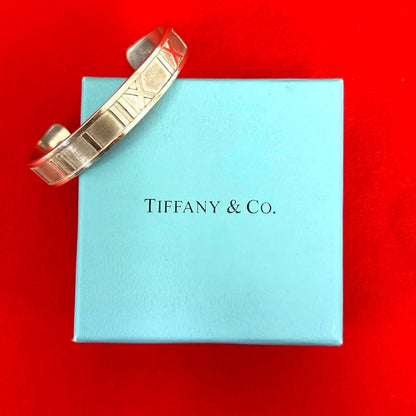 Tiffany & Co Atlas Bangle 925 Sterling Silver Bracelet