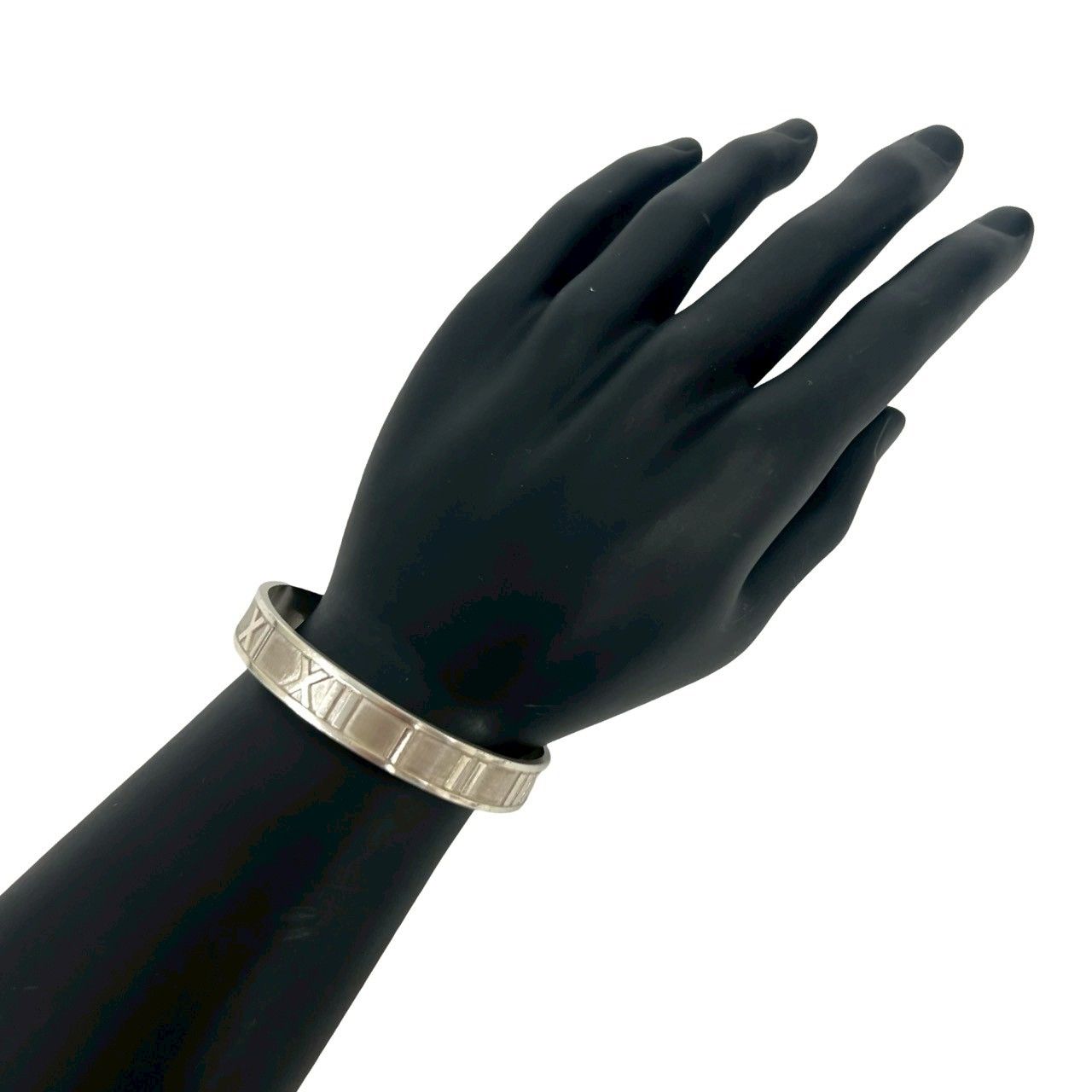 Tiffany & Co Atlas Bangle 925 Sterling Silver Bracelet — view 2
