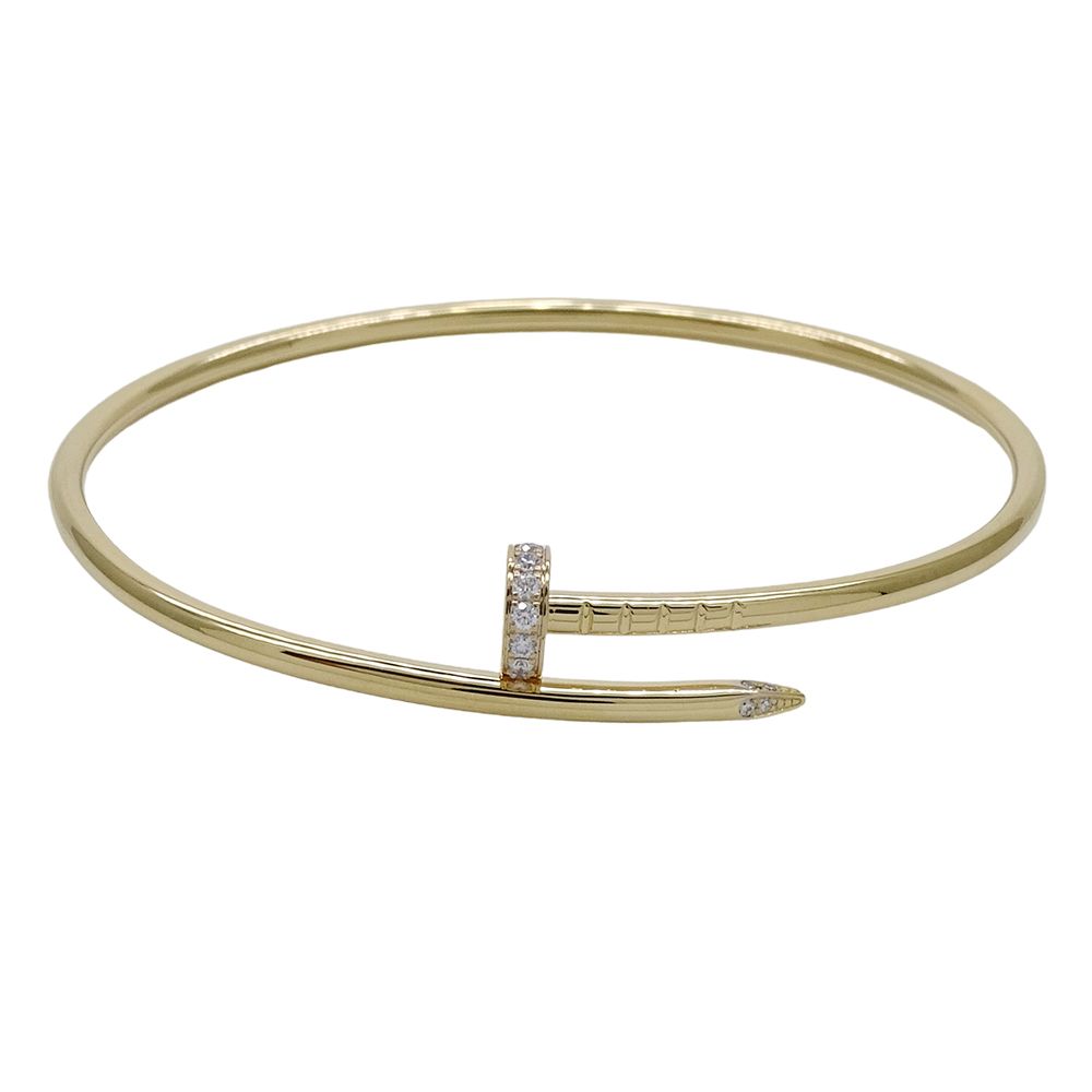 Cartier Bracelet Bangle Juste un Clou Small Yellow Gold 18 Polished — view 2