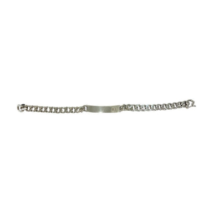 Tiffany & Co ID Bracelet 925 Sterling Silver Chain Bangle — view 6