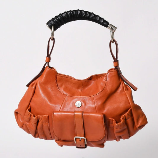 Saint Laurent Mombasa Bag Deerhorn Silver