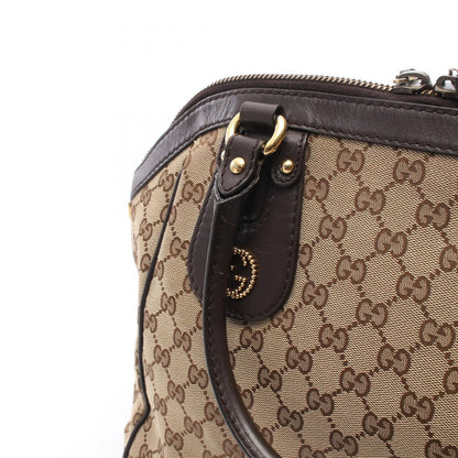 Gucci Handbag Scarlet GG Canvas 2-Way Beige Interlocking Tote — view 7