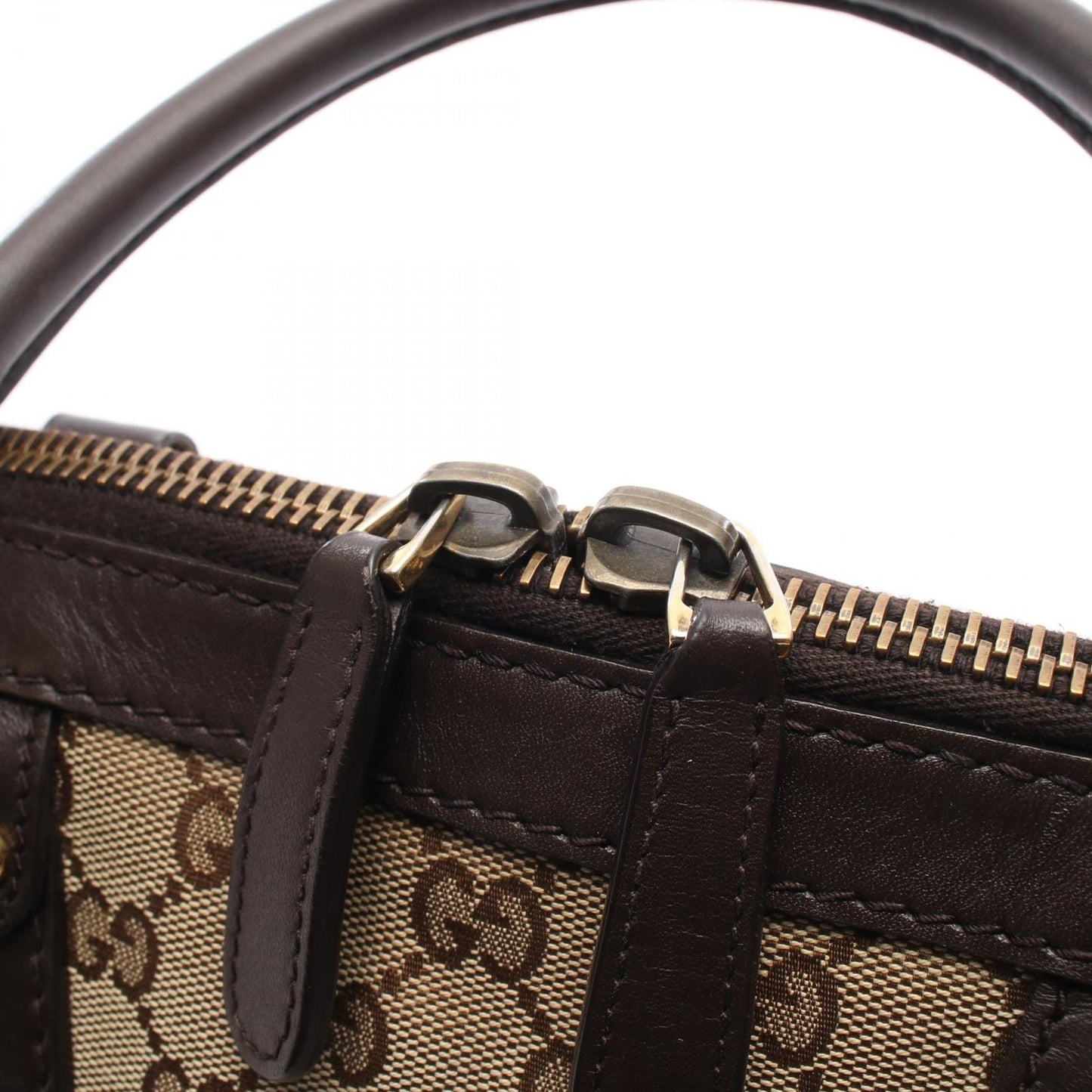 Gucci Handbag Scarlet GG Canvas 2-Way Beige Interlocking Tote — view 9