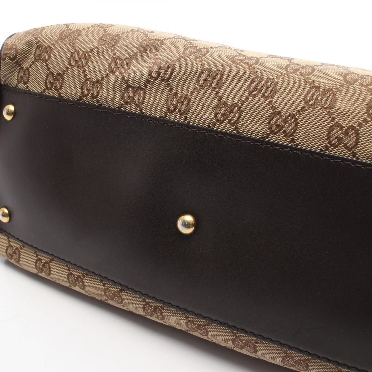 Gucci Handbag Scarlet GG Canvas 2-Way Beige Interlocking Tote — view 5