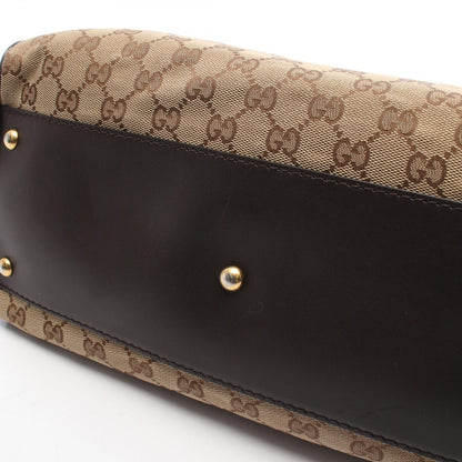 Gucci Handbag Scarlet GG Canvas 2-Way Beige Interlocking Tote — view 5