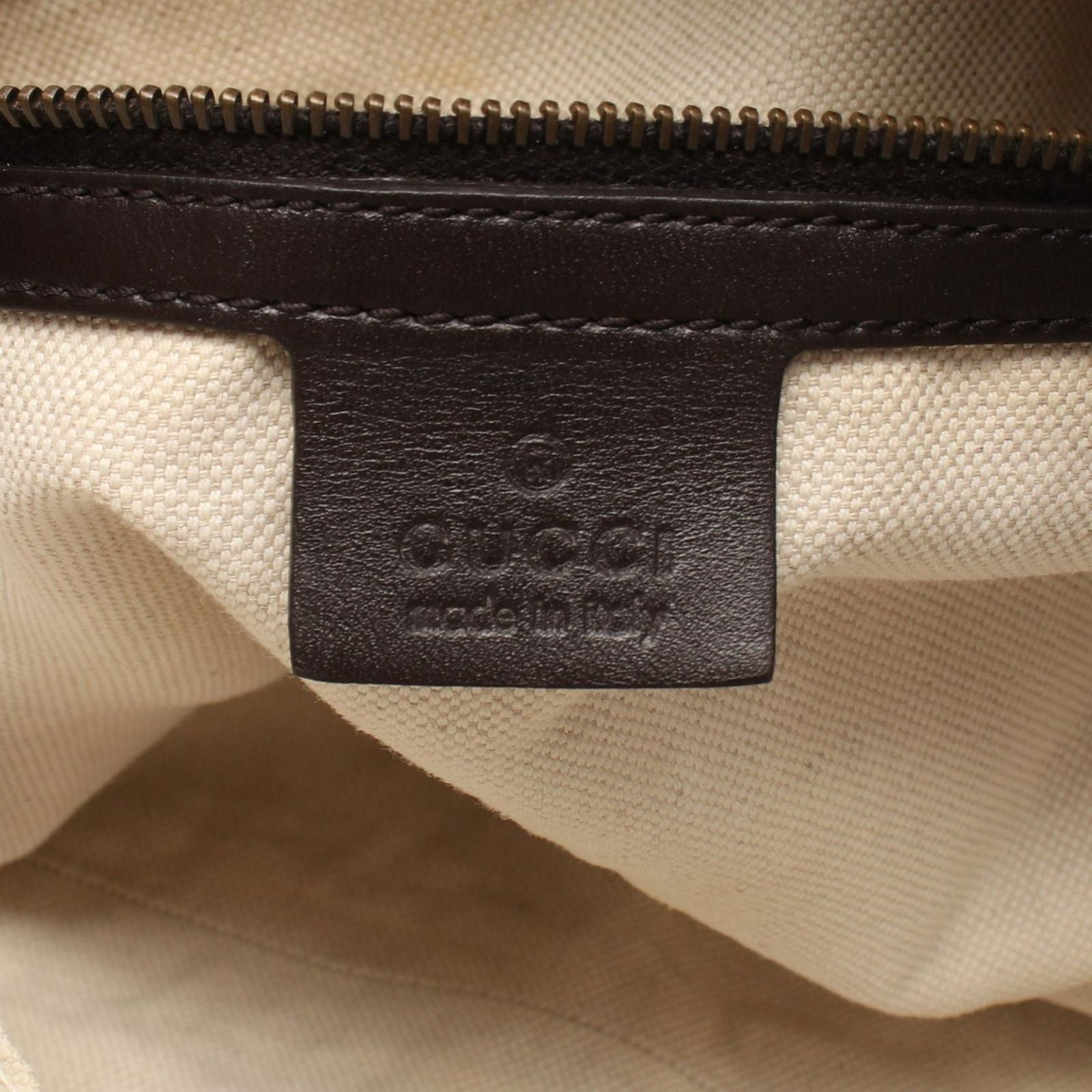 Gucci Handbag Scarlet GG Canvas 2-Way Beige Interlocking Tote — view 4