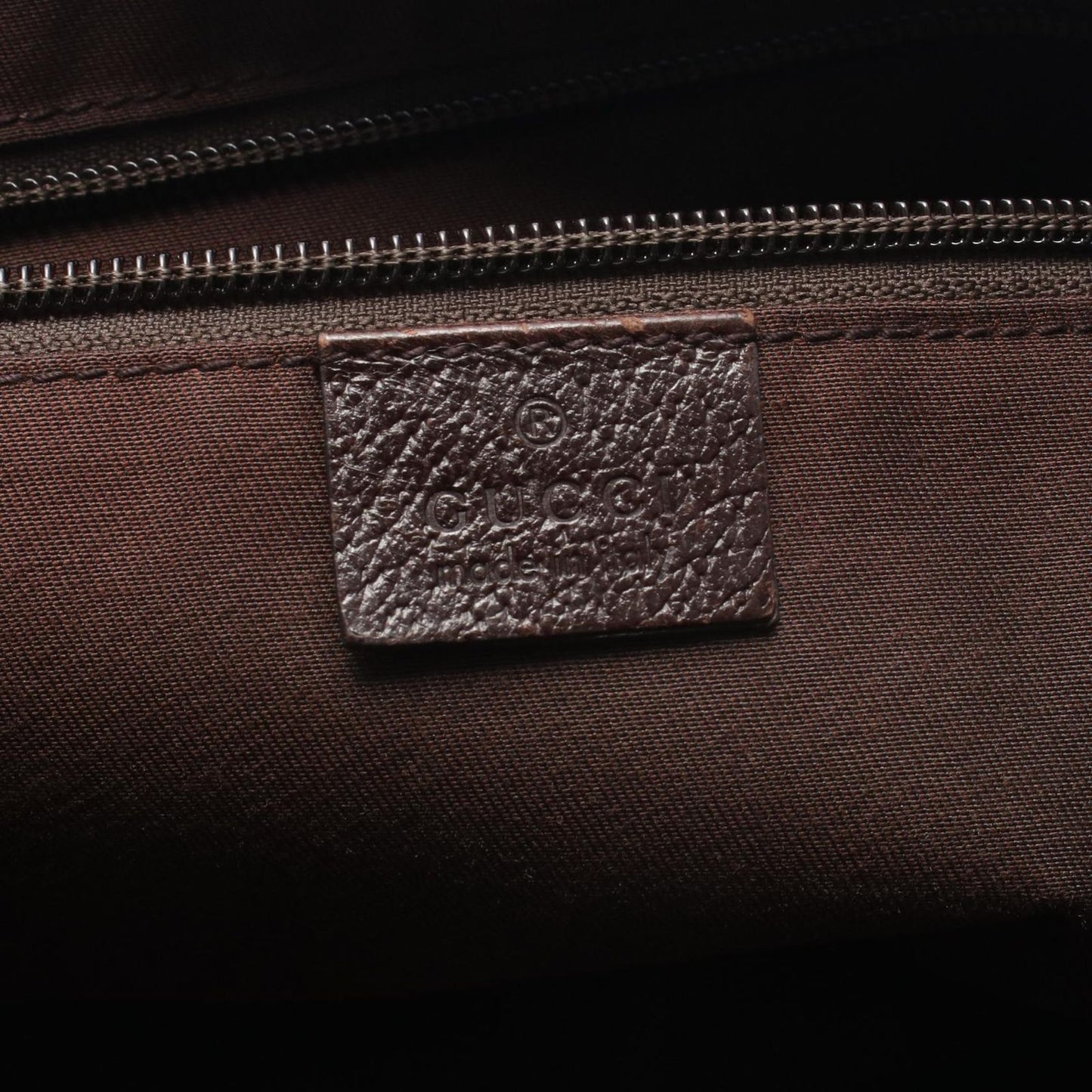 Gucci Shoulder Bag GG Canvas Beige Dark Brown — view 4