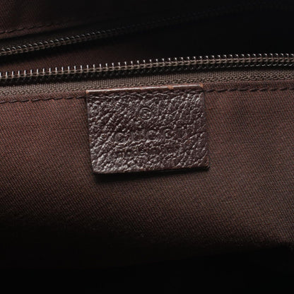 Gucci Shoulder Bag GG Canvas Beige Dark Brown — view 4