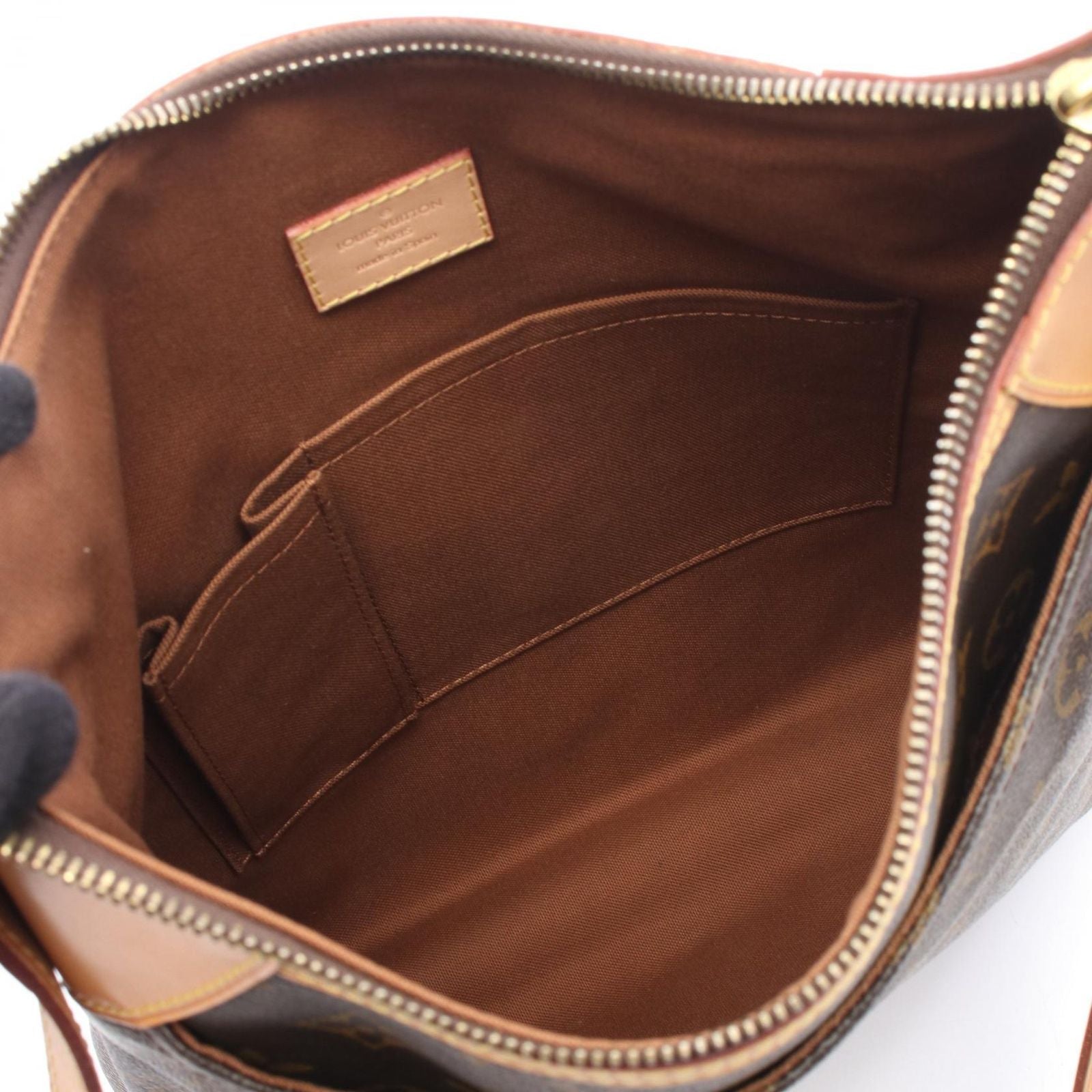 Louis Vuitton Shoulder Bag Odeon Canvas Leather — view 3