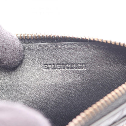 Balenciaga Coin Case le City Long Black Leather Card — view 4