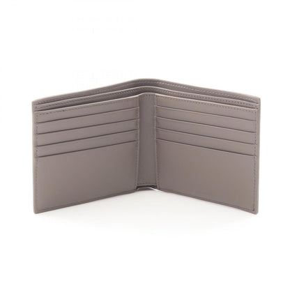 Celine Bifold Wallet Card Holder Gray Leather — view 3