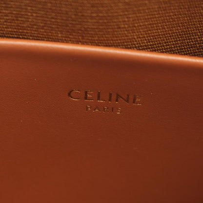 Celine Handbag Teen Honorin Trio 2-Way Black Canvas Leather — view 4