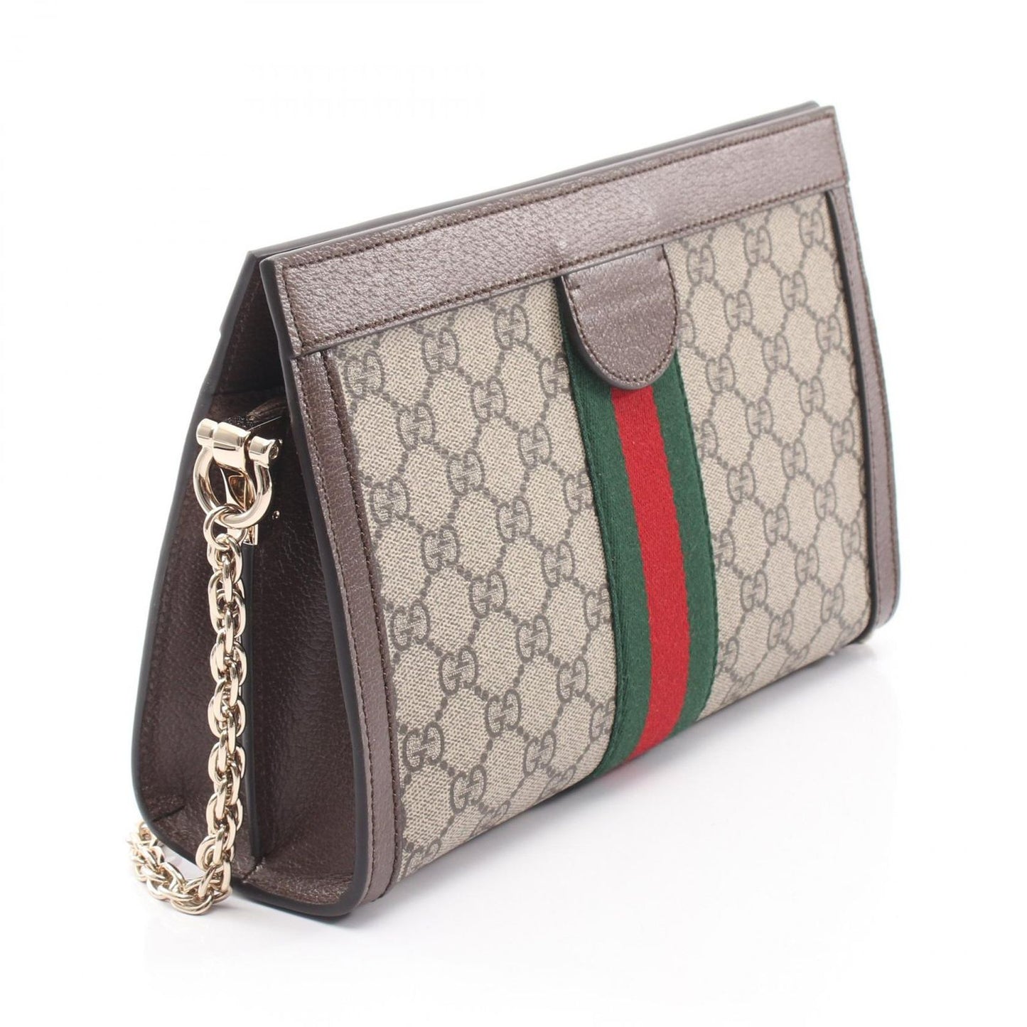 Gucci Shoulder Bag Ophidia Sherry Line GG Supreme Beige Canvas Leather — view 2