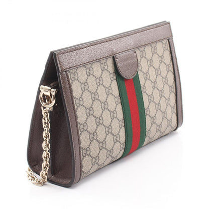Gucci Shoulder Bag Ophidia Sherry Line GG Supreme Beige Canvas Leather — view 2