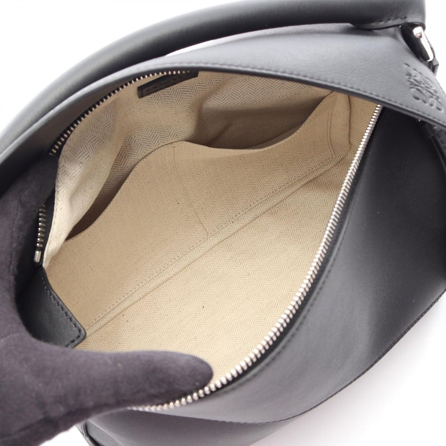 Loewe Handbag Puzzle Edge 2-Way Black Leather — view 3