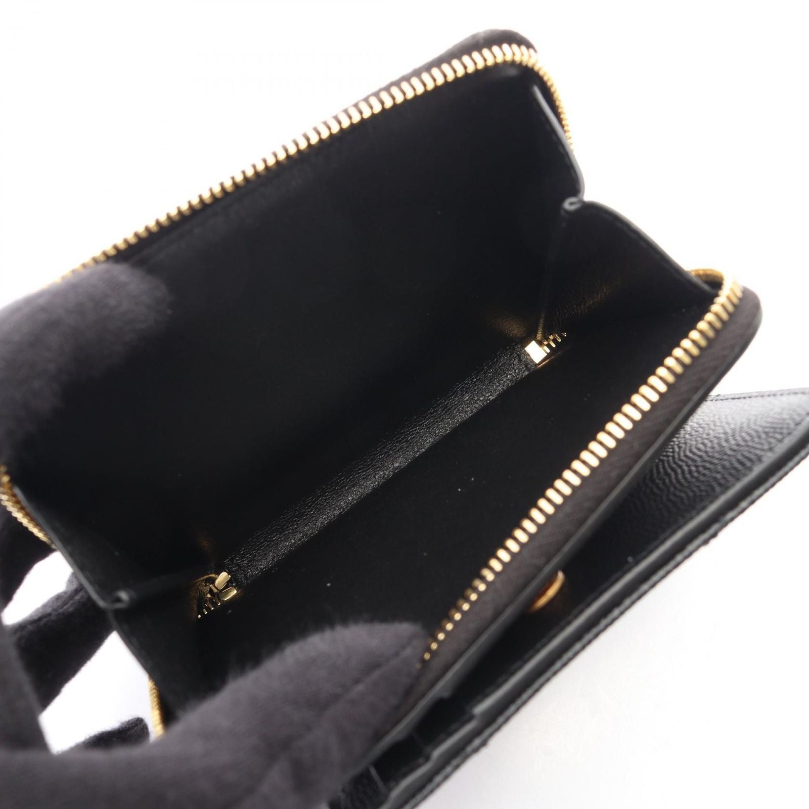 Saint Laurent Paris Bifold Wallet Monogram Black Leather — view 4