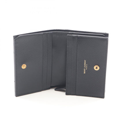 Saint Laurent Paris Bifold Wallet Monogram Black Leather — view 3