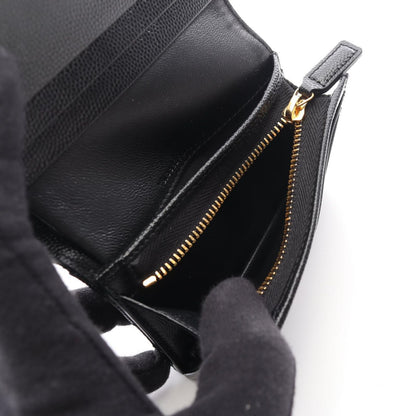 Saint Laurent Paris Bifold Wallet Monogram Black Leather — view 4