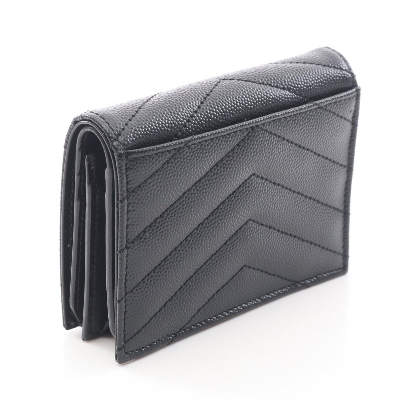 Saint Laurent Paris Bifold Wallet Monogram Black Leather — view 2
