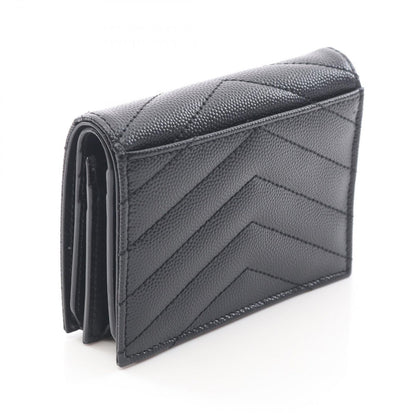 Saint Laurent Paris Bifold Wallet Monogram Black Leather — view 2