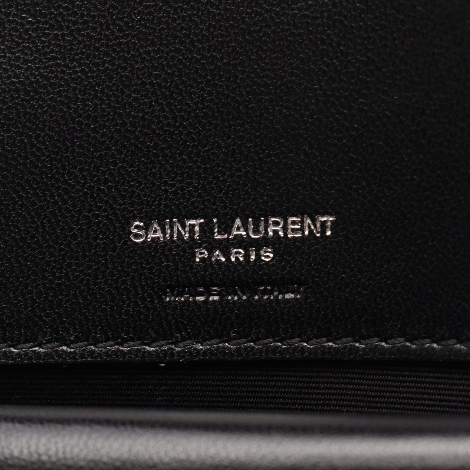 Saint Laurent Paris Shoulder Bag Loulou Small Black Leather — view 4