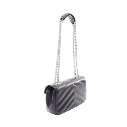 Saint Laurent Paris Shoulder Bag Loulou Small Black Leather — view 2