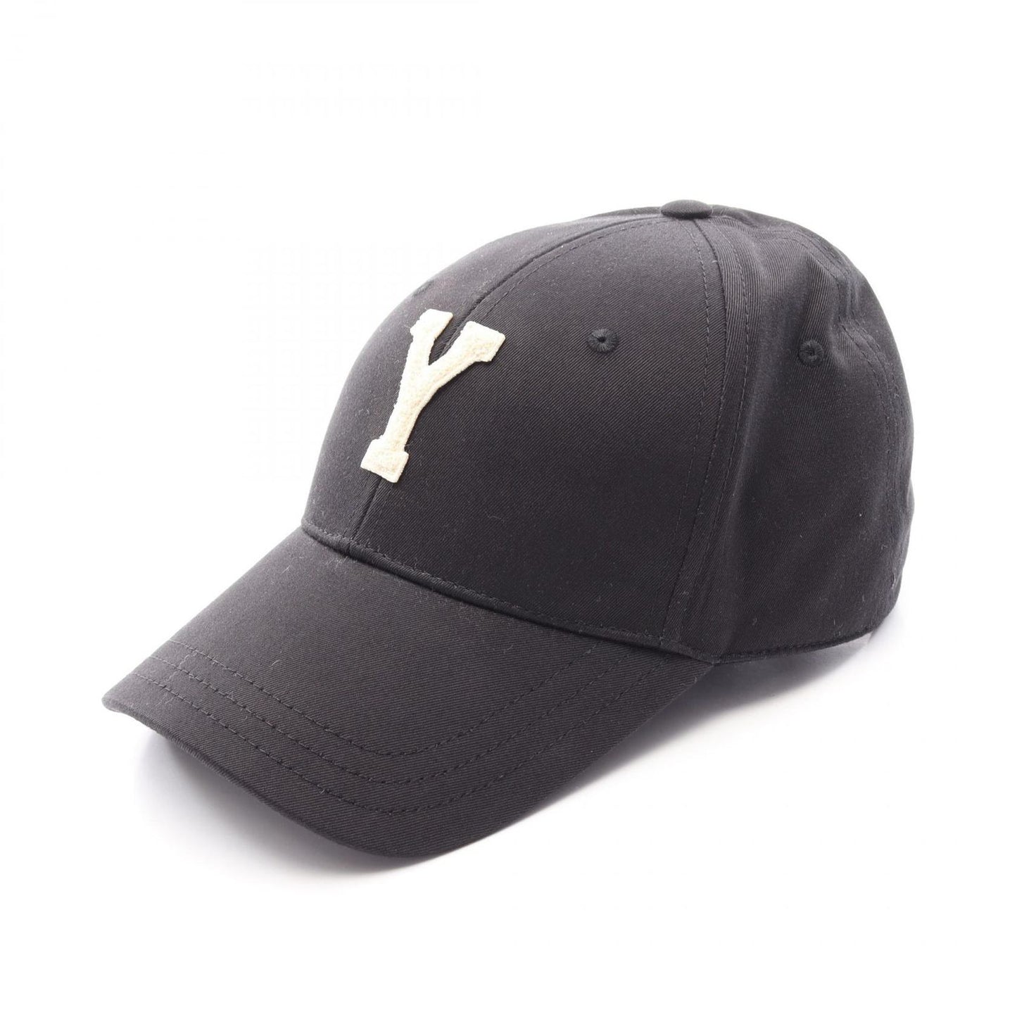 Saint Laurent Paris Cap Varsity Black Cap