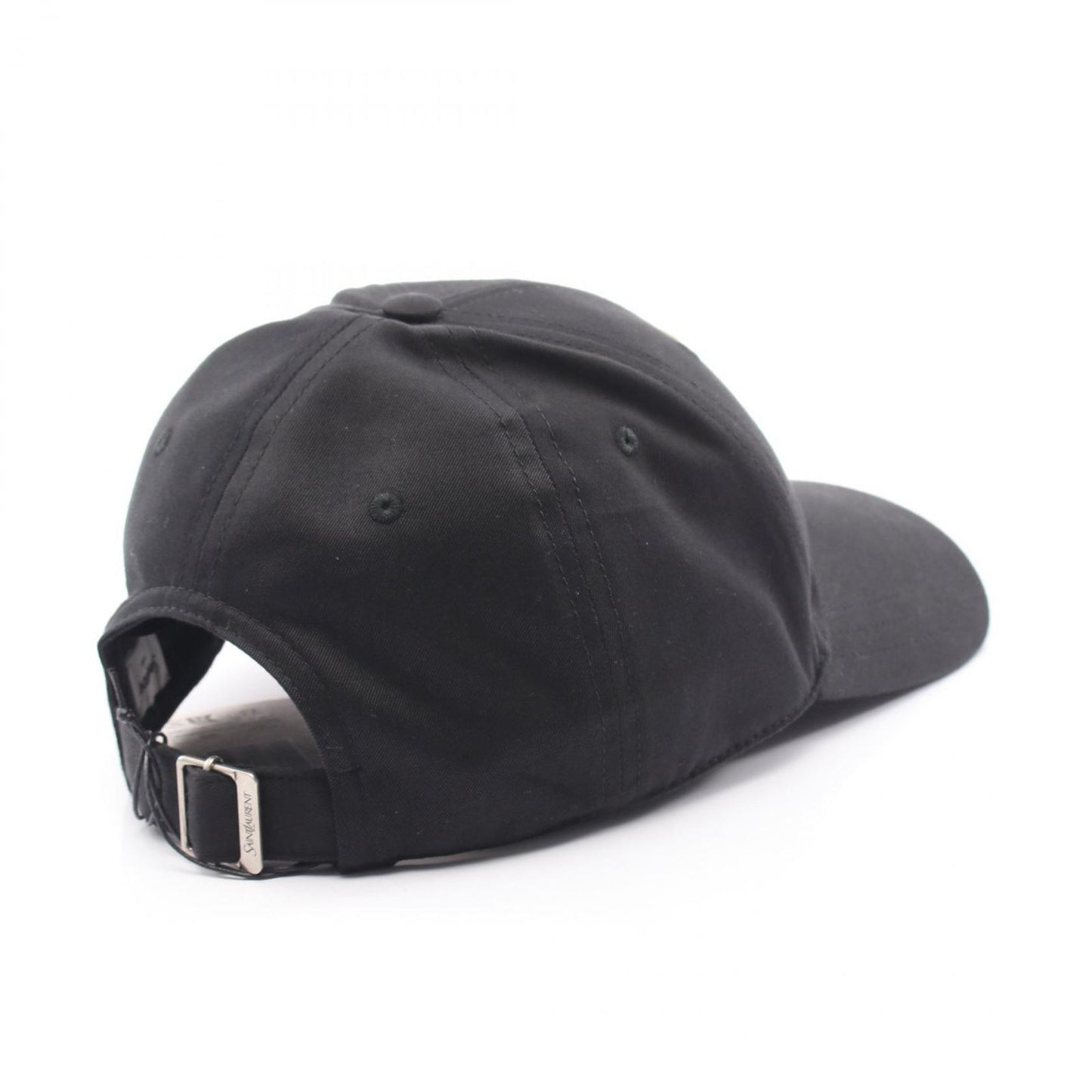 Saint Laurent Paris Cap Varsity Black Cap — view 2