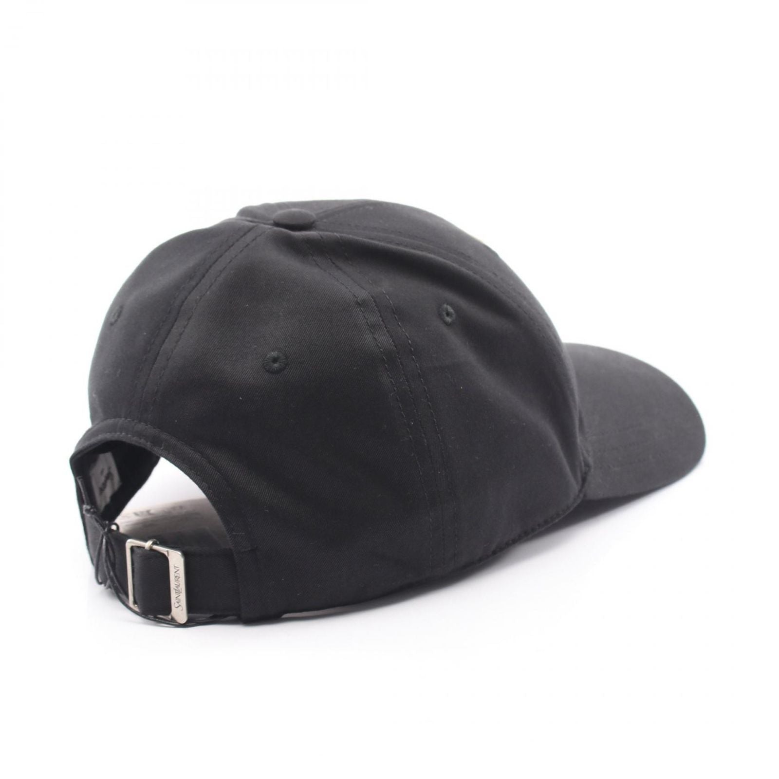 Saint Laurent Paris Cap Varsity Black Cap — view 2