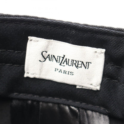 Saint Laurent Paris Cap Varsity Black Cap — view 4