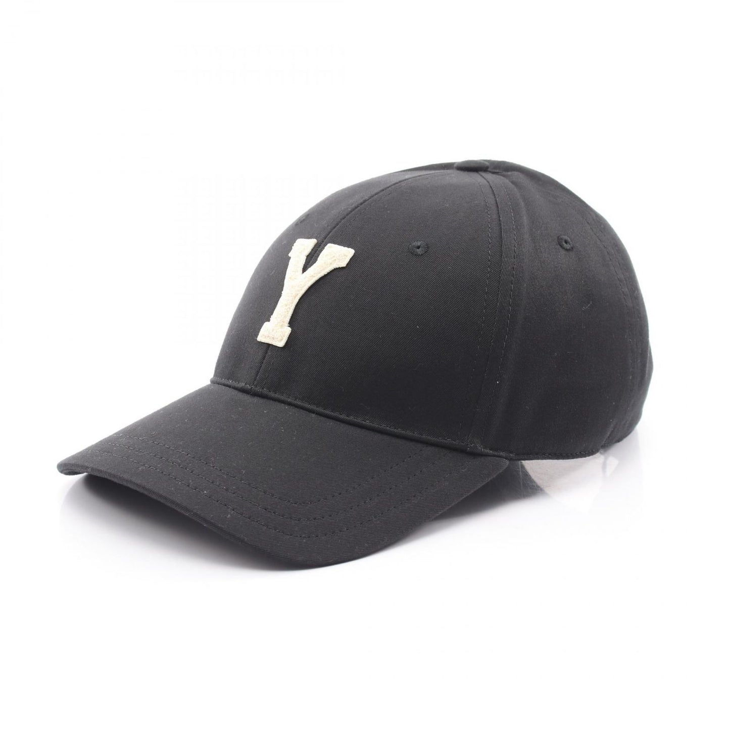 Saint Laurent Paris Cap Varsity Black Cap