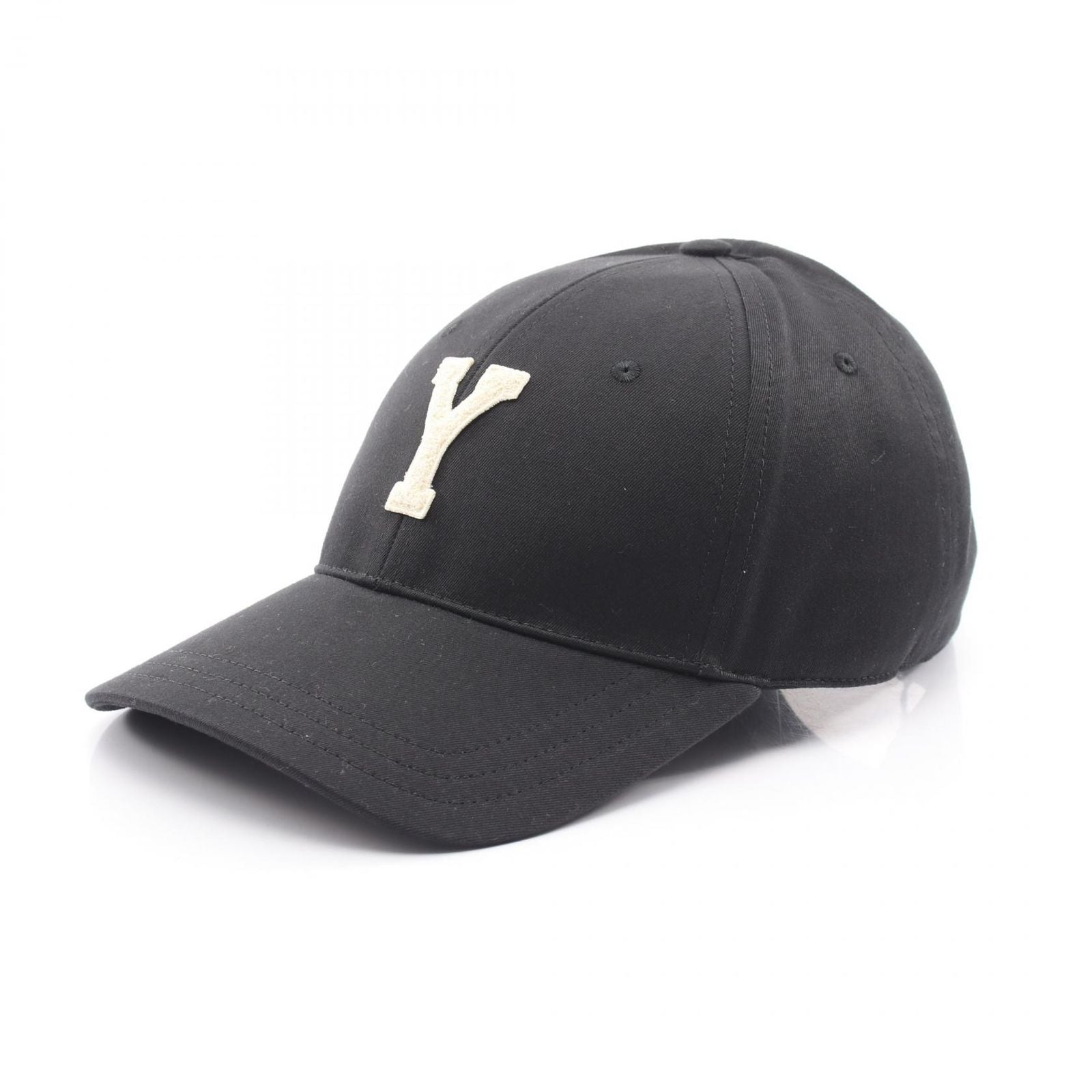 Saint Laurent Paris Cap Varsity Black Cap