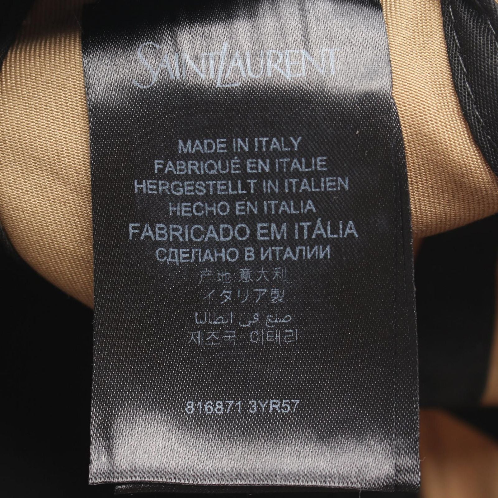 Saint Laurent Paris Cap Park City Sand Cap — view 5
