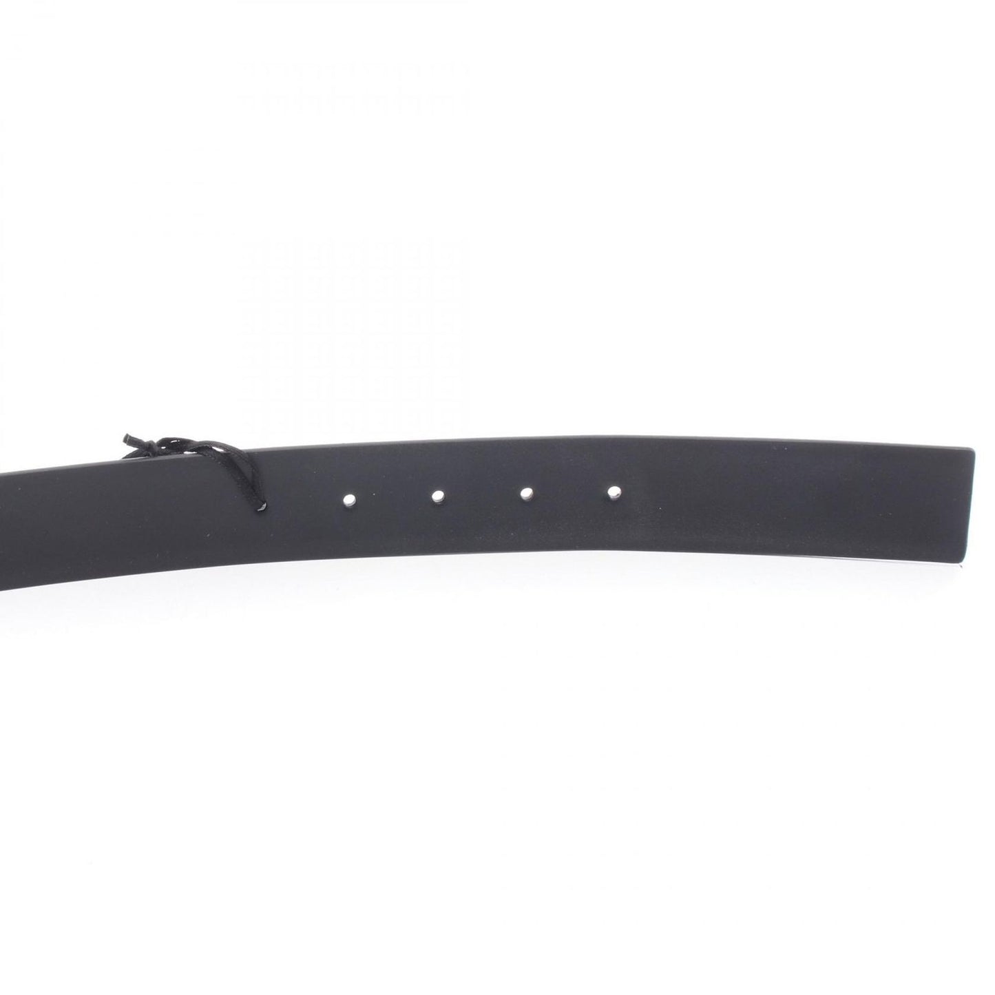 Fendi Belt FF Logo Gold Reversible Black Leather — view 3