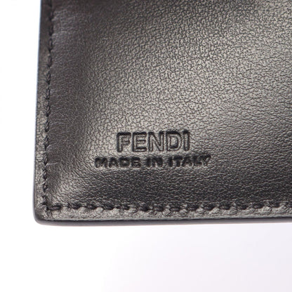 Fendi Bifold Wallet Squared FF Black Leather — view 5