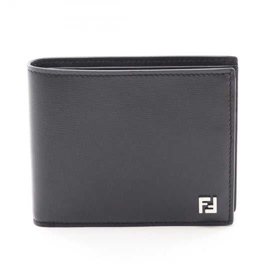 Fendi Bifold Wallet Squared FF Black Leather