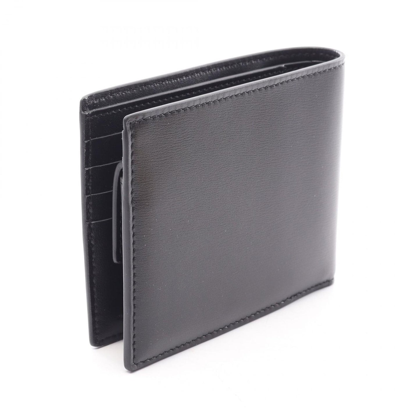Fendi Bifold Wallet Squared FF Black Leather — view 2
