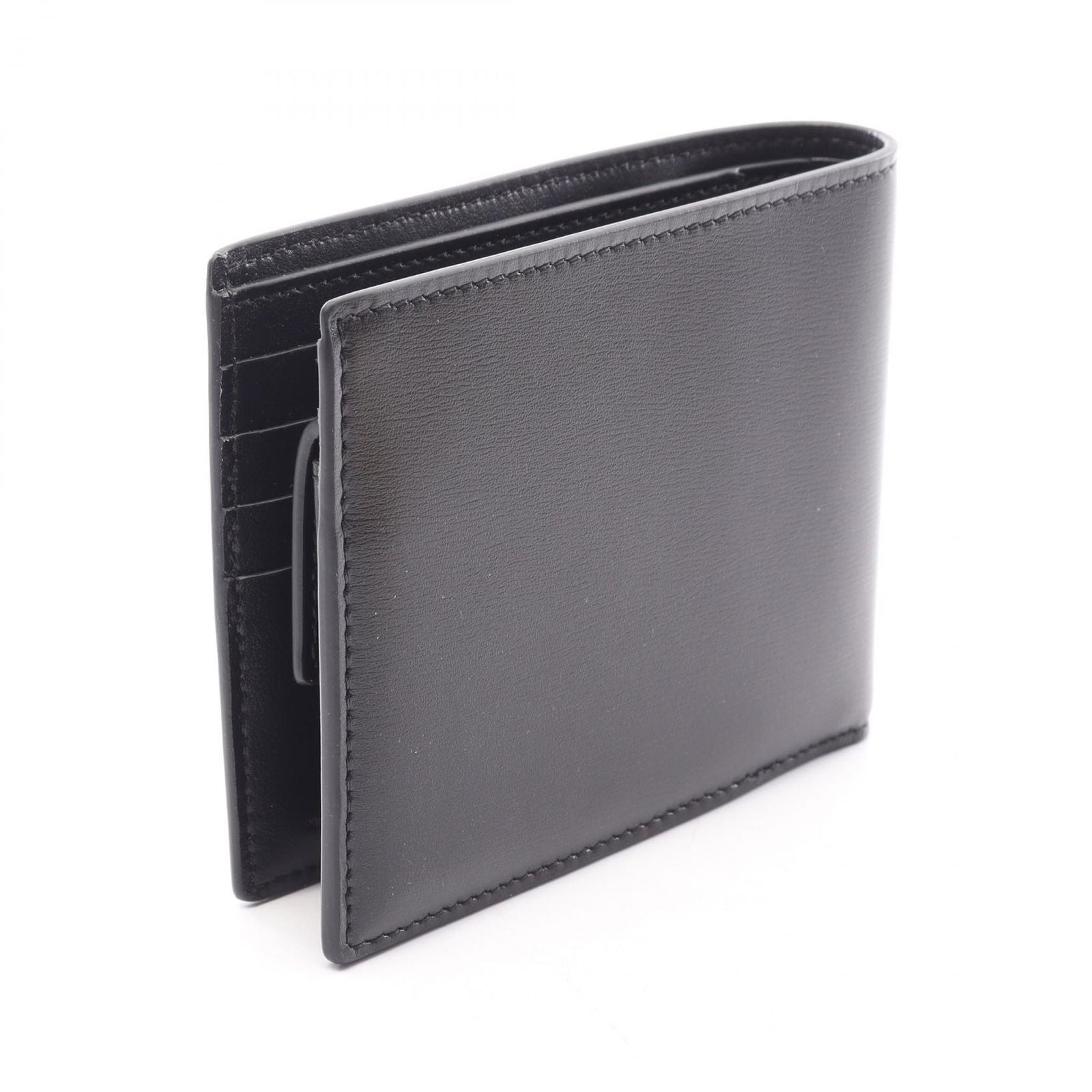 Fendi Bifold Wallet Squared FF Black Leather — view 2