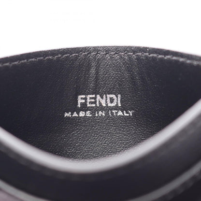 Fendi Card Case FF Squared Black Leather — view 4